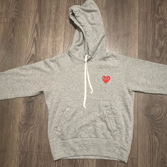 Comme des garçons grey hoodie - Picture 1 of 5